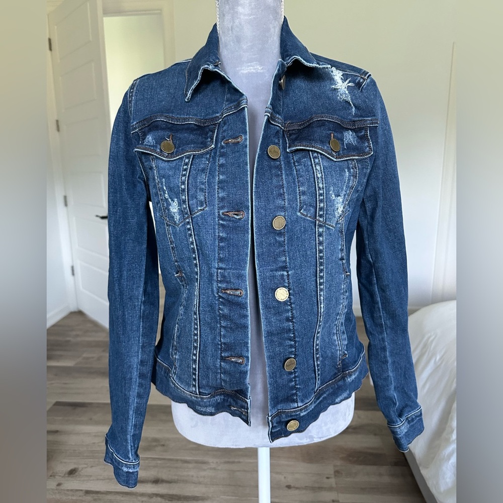 Articles of Society Ripped Denim Jacket